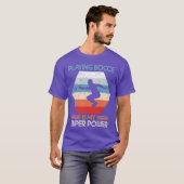 私のスーパーパワー・レトロ・ブール・スポーツギフト Tシャツ (正面フル)