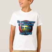 私のスーパーヒーロー力は私がそれを…使用している忍耐です Tシャツ (正面)