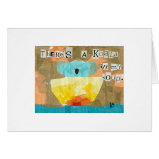 私のスープにコアラがあります