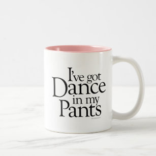 私のズボンで踊る2トーンのコーヒーマグ ツートーンマグカップ