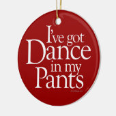 私のズボンのダンス セラミックオーナメント (左)