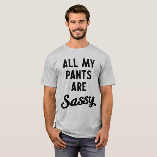 私のズボンは全て青白い Tシャツ (正面フル)