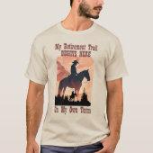 私のセカンドライフはここから始まる Tシャツ (正面)