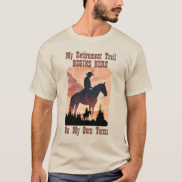 私のセカンドライフはここから始まる Tシャツ