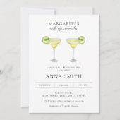 私のセニョリータたちとマルガリータ フィエスタ ブライダルシャワー 招待状 (正面)