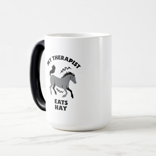 私のセラオスト食べの干し草 モーフィングマグカップ (正面左)