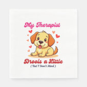 私のセラピストが少しドロルする スタンダードランチョンナプキン (正面)