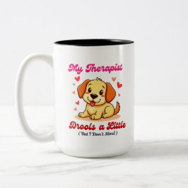 私のセラピストが少しドロルする ツートーンマグカップ