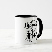 私のセラピストは手がある マグカップ (正面右)