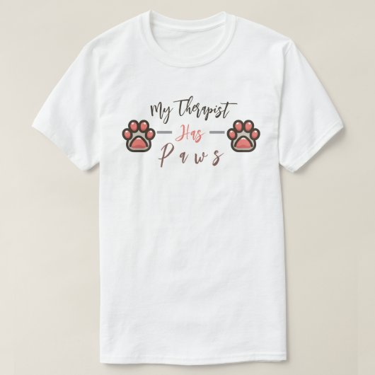 私のセラピストは手がある Tシャツ (デザイン正面)