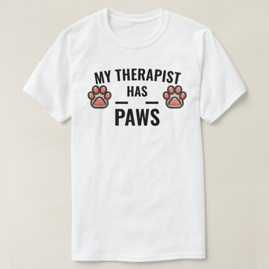 私のセラピストは手がある Tシャツ (デザイン正面)