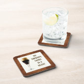 私のセラピー来をグラスに入れて！ コースター (右側)