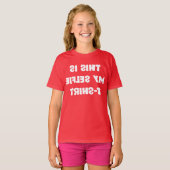 私のセルフィーTシャツ Tシャツ (正面フル)