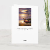 私のセーラーお気に入りのハッピーバースデー カード (裏面)