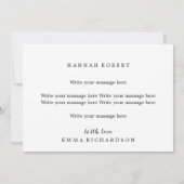 私のソウルシスター 面白い誕生日カード メッセージ付き 招待状 (裏面)