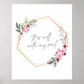 私のソウルハイマン引用文プリントでいい ポスター (正面)