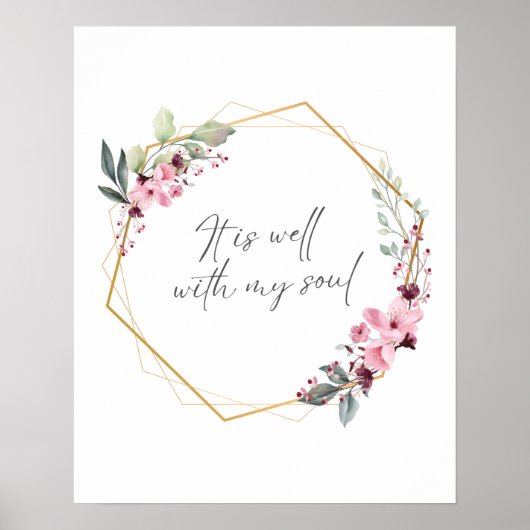 私のソウルハイマン引用文プリントでいい ポスター (正面)