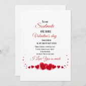 私のソウルメイトに、もう一度バレンタインデー シーズンカード (正面/裏面)