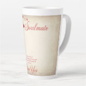 私のソウルメイトに カフェラテマグ (右アングル)