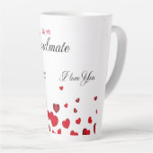 私のソウルメイトに カフェラテマグ (右アングル)