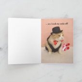 私のソックスをたたきます シーズンカード (内部)