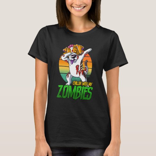 私のゾンビとチリ Tシャツ (正面)