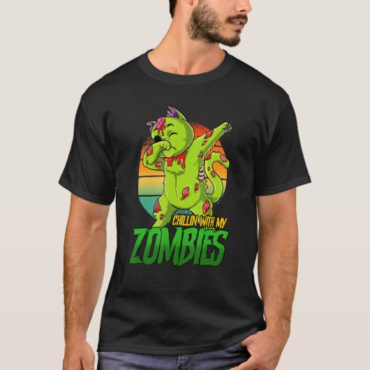私のゾンビとチリ Tシャツ (正面)