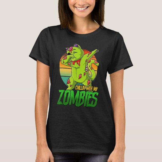 私のゾンビとチリ Tシャツ (正面)