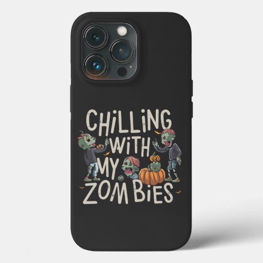 私のゾンビと一緒にヒヤヒヤする 楽しいハロウィン衣装 Case-Mate iPhoneケース (裏面)