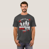 私のゾンビ殺戮ホラーゾンビ映画大好き Tシャツ (正面フル)