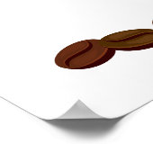 私のタイプのコーヒーポスター ポスター (角)