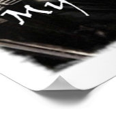 私のタイプの男Keanuはブラックアンドレのバイクもしくは自転車に乗る人をリーブズ ポスター (角)