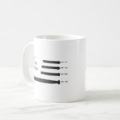 私のタイプの魚 コーヒーマグカップ (正面左)