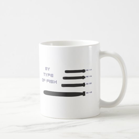 私のタイプの魚 コーヒーマグカップ (右)