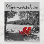 私のタイムアウトチェア ワインラベル (シングルラベル)