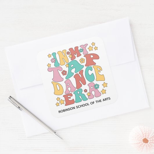 私のタップダンス時代 スクエアシール (封筒)