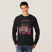 私のタピオカティーの泡になってくれてありがとう Tシャツ (正面フル)