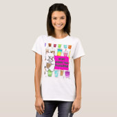 私のタピオカティー天国 Tシャツ (正面フル)