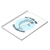 私のダジャレは意図的にイルカの友達 面白い動物のダジャレ ノートブック (左側)