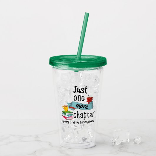 私のダスティン・スティーブンスの本の一つの章 アクリルタンブラー (アイス裏面)