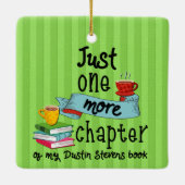 私のダスティン・スティーブンスの本の一つの章 セラミックオーナメント (裏面)