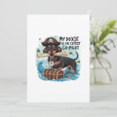 私のダックスは最高の旅の相棒 招待状 (スタンド正面)