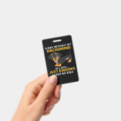 私のダックスフントのない1日は冗談に似ている バッジ (手持ち)