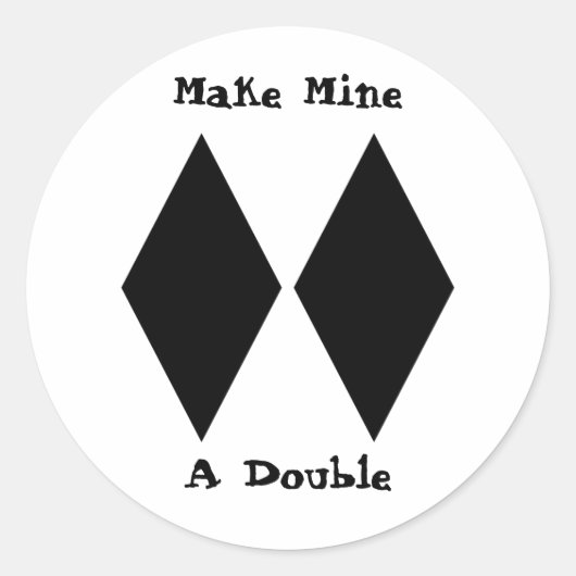 私のダブルを作る ラウンドシール (正面)