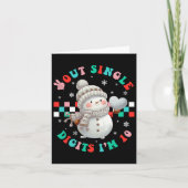 私のダブルデジットで年古い10誕生日Sno カード (正面)