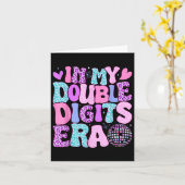 私のダブルデジット時代レトロ10歳10番目のBir カード (黄色い花)