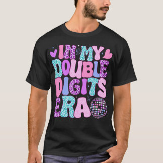 私のダブルデジット時代レトロ10歳10番Bir Tシャツ