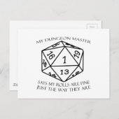 私のダンジョン・マスター ポストカード (正面/裏面)