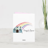 私のダンスリサイタルにご出席頂きありがとうございます。 サンキューカード (裏面)