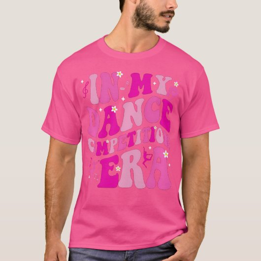 私のダンス大会時代 バレエダンサー女子 Tシャツ (正面)